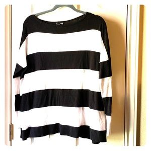 Black and White striped sweater